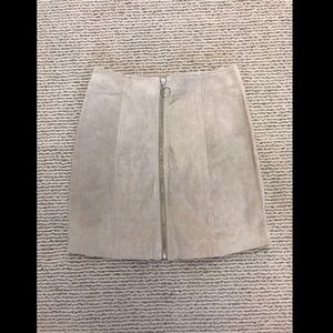 Capulet Suede Mini Skirt